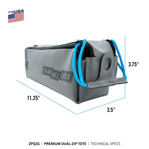 Main product image of Premium Dual Zip Pouch with LaserLock Fabric