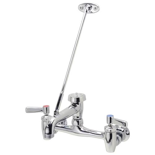 Main product image of Z843M1-CS-RC Wall-Mount Sink Faucet with 8" Vacuum Breaker Spout, w/ Check Stop (Chrome)