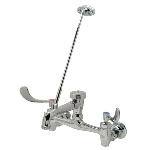 Main product image of AquaSpec 2-Handle Wall-Mount Utility Faucet w/ 6" Vacuum Breaker Spout (Chrome), Z843M4-XL